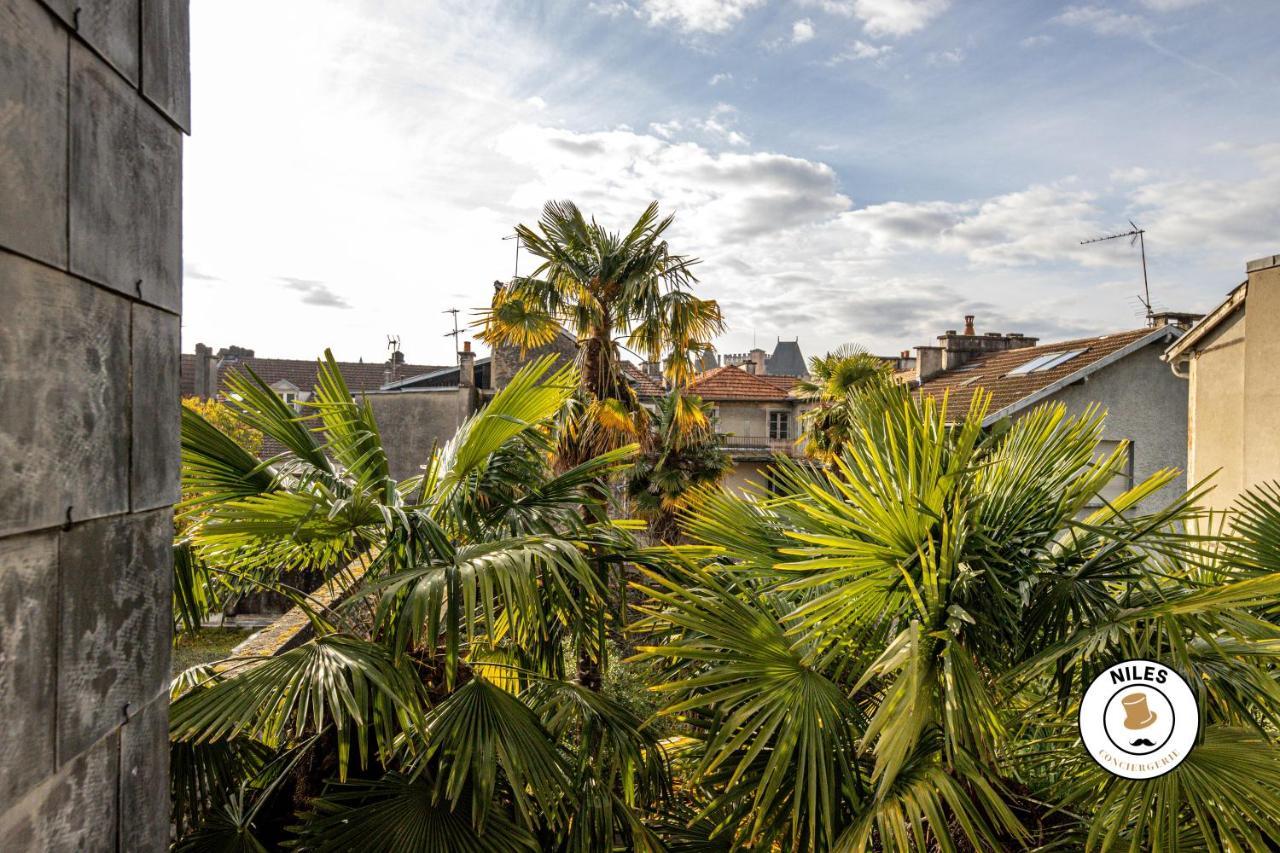 L'Haussmann, Rare, Appartement Vue Chateau Et Palmiers Pau Dış mekan fotoğraf